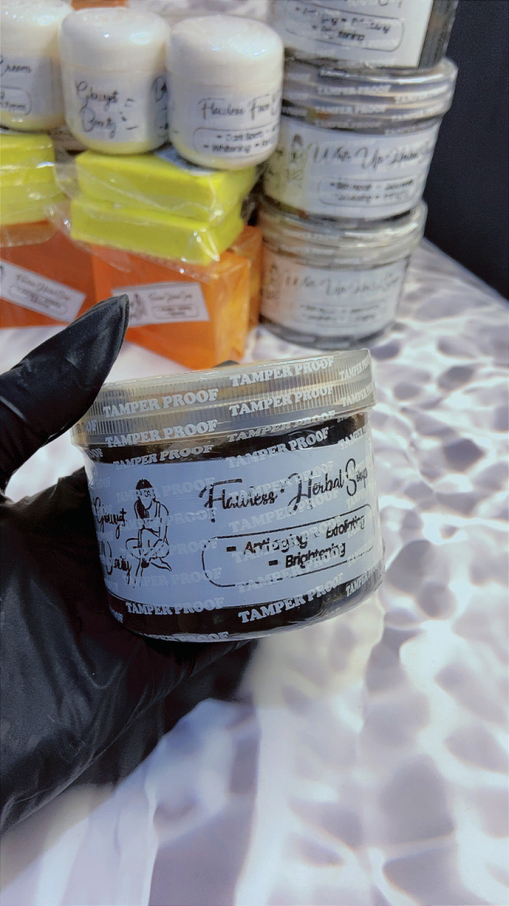 Exfoliating and Brightening black soap